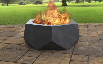 Volumetric Hexagon Fire Pit